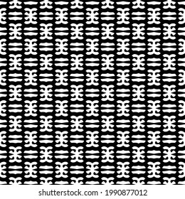 Vector monochrome pattern, Abstract texture for fabric print, card, table cloth, furniture, banner, cover, invitation, decoration, wrapping.