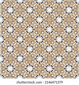 Vector monochrome pattern, Abstract texture for fabric print, card, table cloth, furniture, banner, cover, invitation, decoration, wrapping.