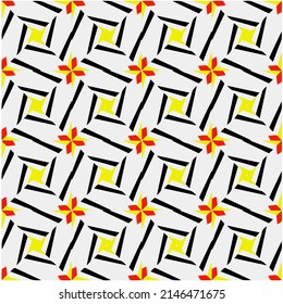 Vector monochrome pattern, Abstract texture for fabric print, card, table cloth, furniture, banner, cover, invitation, decoration, wrapping.