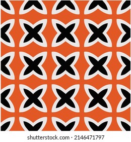 Vector monochrome pattern, Abstract texture for fabric print, card, table cloth, furniture, banner, cover, invitation, decoration, wrapping.