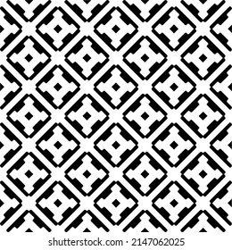 Vector monochrome pattern, Abstract texture for fabric print, card, table cloth, furniture, banner, cover, invitation, decoration, wrapping.