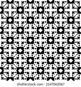 Vector monochrome pattern, Abstract texture for fabric print, card, table cloth, furniture, banner, cover, invitation, decoration, wrapping.