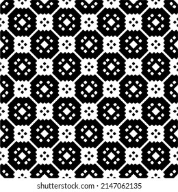 Vector monochrome pattern, Abstract texture for fabric print, card, table cloth, furniture, banner, cover, invitation, decoration, wrapping.