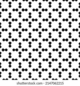 Vector monochrome pattern, Abstract texture for fabric print, card, table cloth, furniture, banner, cover, invitation, decoration, wrapping.