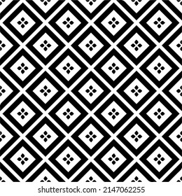 Vector monochrome pattern, Abstract texture for fabric print, card, table cloth, furniture, banner, cover, invitation, decoration, wrapping.