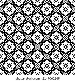 Vector monochrome pattern, Abstract texture for fabric print, card, table cloth, furniture, banner, cover, invitation, decoration, wrapping.