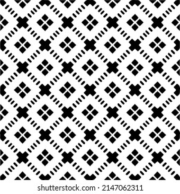 Vector monochrome pattern, Abstract texture for fabric print, card, table cloth, furniture, banner, cover, invitation, decoration, wrapping.
