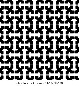 Vector monochrome pattern, Abstract texture for fabric print, card, table cloth, furniture, banner, cover, invitation, decoration, wrapping.