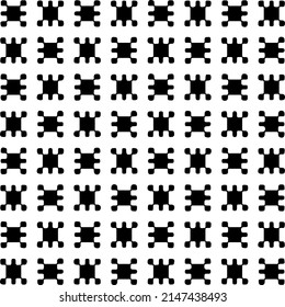 Vector monochrome pattern, Abstract texture for fabric print, card, table cloth, furniture, banner, cover, invitation, decoration, wrapping.