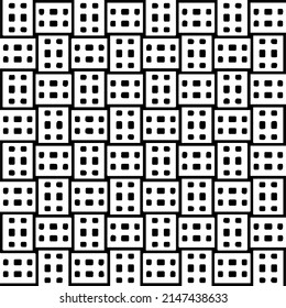 Vector monochrome pattern, Abstract texture for fabric print, card, table cloth, furniture, banner, cover, invitation, decoration, wrapping.