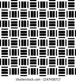 Vector monochrome pattern, Abstract texture for fabric print, card, table cloth, furniture, banner, cover, invitation, decoration, wrapping.