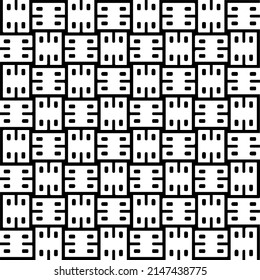Vector monochrome pattern, Abstract texture for fabric print, card, table cloth, furniture, banner, cover, invitation, decoration, wrapping.