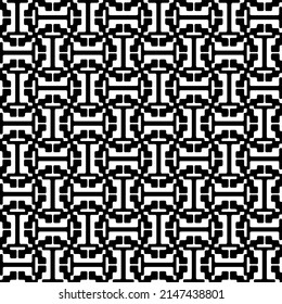 Vector monochrome pattern, Abstract texture for fabric print, card, table cloth, furniture, banner, cover, invitation, decoration, wrapping.