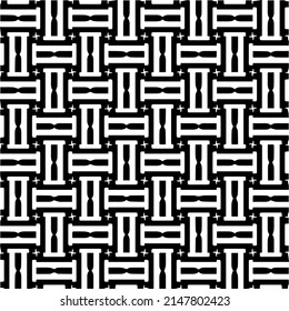 Vector monochrome pattern, Abstract texture for fabric print, card, table cloth, furniture, banner, cover, invitation, decoration, wrapping.
