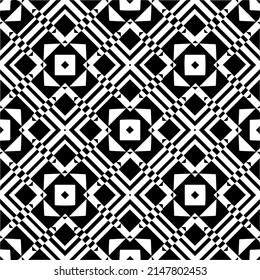 Vector monochrome pattern, Abstract texture for fabric print, card, table cloth, furniture, banner, cover, invitation, decoration, wrapping.