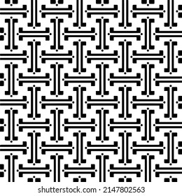 Vector monochrome pattern, Abstract texture for fabric print, card, table cloth, furniture, banner, cover, invitation, decoration, wrapping.