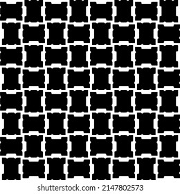 Vector monochrome pattern, Abstract texture for fabric print, card, table cloth, furniture, banner, cover, invitation, decoration, wrapping.