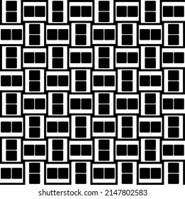 Vector monochrome pattern, Abstract texture for fabric print, card, table cloth, furniture, banner, cover, invitation, decoration, wrapping.