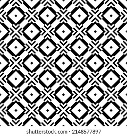 Vector monochrome pattern, Abstract texture for fabric print, card, table cloth, furniture, banner, cover, invitation, decoration, wrapping.