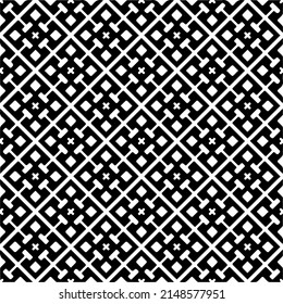 Vector monochrome pattern, Abstract texture for fabric print, card, table cloth, furniture, banner, cover, invitation, decoration, wrapping.