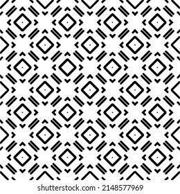 Vector monochrome pattern, Abstract texture for fabric print, card, table cloth, furniture, banner, cover, invitation, decoration, wrapping.