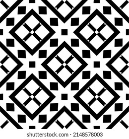 Vector monochrome pattern, Abstract texture for fabric print, card, table cloth, furniture, banner, cover, invitation, decoration, wrapping.