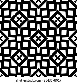 Vector monochrome pattern, Abstract texture for fabric print, card, table cloth, furniture, banner, cover, invitation, decoration, wrapping.