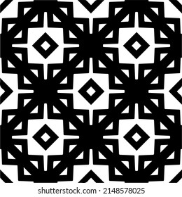 Vector monochrome pattern, Abstract texture for fabric print, card, table cloth, furniture, banner, cover, invitation, decoration, wrapping.