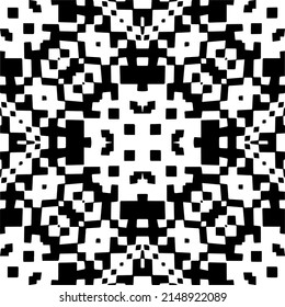 Vector monochrome pattern, Abstract texture for fabric print, card, table cloth, furniture, banner, cover, invitation, decoration, wrapping.