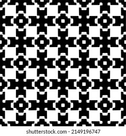 Vector monochrome pattern, Abstract texture for fabric print, card, table cloth, furniture, banner, cover, invitation, decoration, wrapping.