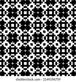 Vector monochrome pattern, Abstract texture for fabric print, card, table cloth, furniture, banner, cover, invitation, decoration, wrapping.