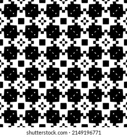 Vector monochrome pattern, Abstract texture for fabric print, card, table cloth, furniture, banner, cover, invitation, decoration, wrapping.