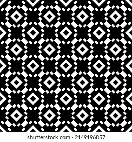Vector monochrome pattern, Abstract texture for fabric print, card, table cloth, furniture, banner, cover, invitation, decoration, wrapping.
