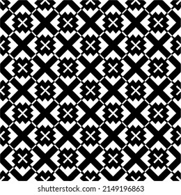 Vector monochrome pattern, Abstract texture for fabric print, card, table cloth, furniture, banner, cover, invitation, decoration, wrapping.