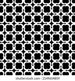 Vector monochrome pattern, Abstract texture for fabric print, card, table cloth, furniture, banner, cover, invitation, decoration, wrapping.seamless repeating pattern.Black and 
white color.