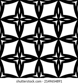 Vector monochrome pattern, Abstract texture for fabric print, card, table cloth, furniture, banner, cover, invitation, decoration, wrapping.seamless repeating pattern.Black and 
white color.