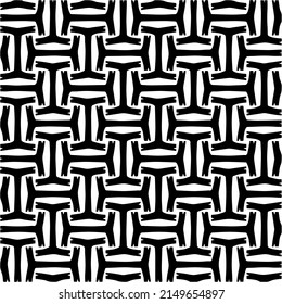 Vector monochrome pattern, Abstract texture for fabric print, card, table cloth, furniture, banner, cover, invitation, decoration, wrapping.seamless repeating pattern.Black and 
white color.
