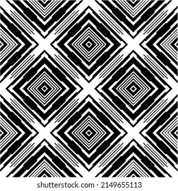Vector monochrome pattern, Abstract texture for fabric print, card, table cloth, furniture, banner, cover, invitation, decoration, wrapping.seamless repeating pattern.Black and 
white color.