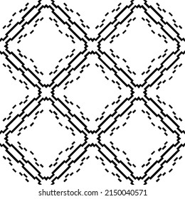 Vector monochrome pattern, Abstract texture for fabric print, card, table cloth, furniture, banner, cover, invitation, decoration, wrapping.seamless repeating pattern.Black and 
white color.