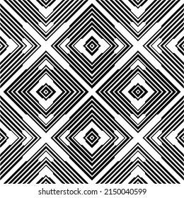 Vector monochrome pattern, Abstract texture for fabric print, card, table cloth, furniture, banner, cover, invitation, decoration, wrapping.seamless repeating pattern.Black and 
white color.
