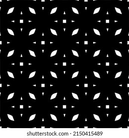 Vector monochrome pattern, Abstract texture for fabric print, card, table cloth, furniture, banner, cover, invitation, decoration, wrapping.seamless repeating pattern.Black and 
white color.