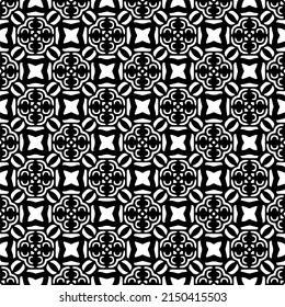 Vector monochrome pattern, Abstract texture for fabric print, card, table cloth, furniture, banner, cover, invitation, decoration, wrapping.seamless repeating pattern.Black and 
white color.