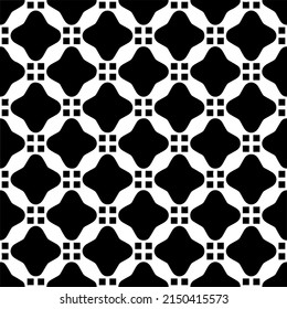 Vector monochrome pattern, Abstract texture for fabric print, card, table cloth, furniture, banner, cover, invitation, decoration, wrapping.seamless repeating pattern.Black and 
white color.