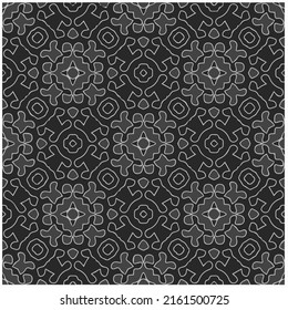 Vector monochrome pattern, Abstract texture for fabric print, card, table cloth, furniture, banner, cover, invitation, decoration, wrapping.seamless repeating pattern.Black and 
white color.