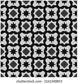 Vector monochrome pattern, Abstract texture for fabric print, card, table cloth, furniture, banner, cover, invitation, decoration, wrapping.seamless repeating pattern.Black and 
white color.