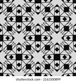 
Vector monochrome pattern, Abstract texture for fabric print, card, table cloth, furniture, banner, cover, invitation, decoration, wrapping.seamless repeating pattern.Black and 
white color.