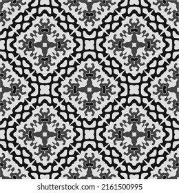 Vector monochrome pattern, Abstract texture for fabric print, card, table cloth, furniture, banner, cover, invitation, decoration, wrapping.seamless repeating pattern.Black and 
white color.