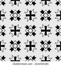 Vector monochrome pattern, Abstract texture for fabric print, card, table cloth, furniture, banner, cover, invitation, decoration, wrapping.seamless repeating pattern.Black and 
white color.
