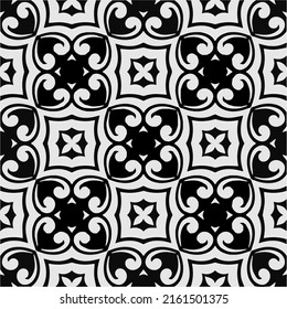 
Vector monochrome pattern, Abstract texture for fabric print, card, table cloth, furniture, banner, cover, invitation, decoration, wrapping.seamless repeating pattern.Black and 
white color.