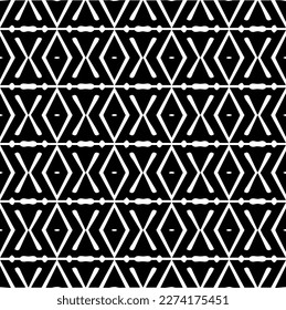Vector monochrome pattern, Abstract texture for fabric print, card, table cloth, furniture, banner, cover, invitation, decoration, wrapping.seamless repeating pattern.Black and 
white color.